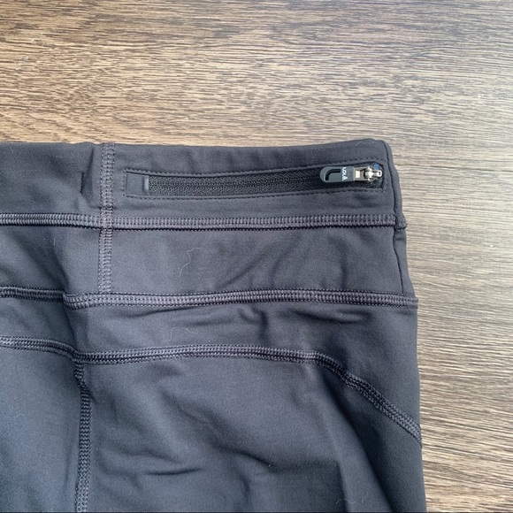 Lole Black high waisted Mesh Paneled Crop Leggings - Picture 6 of 6